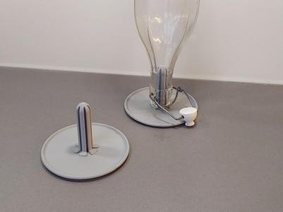 Wine bottle dryer stand
