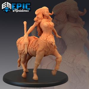 Centaur Female Axe / Forest Guardian / Horse Human Hybrid