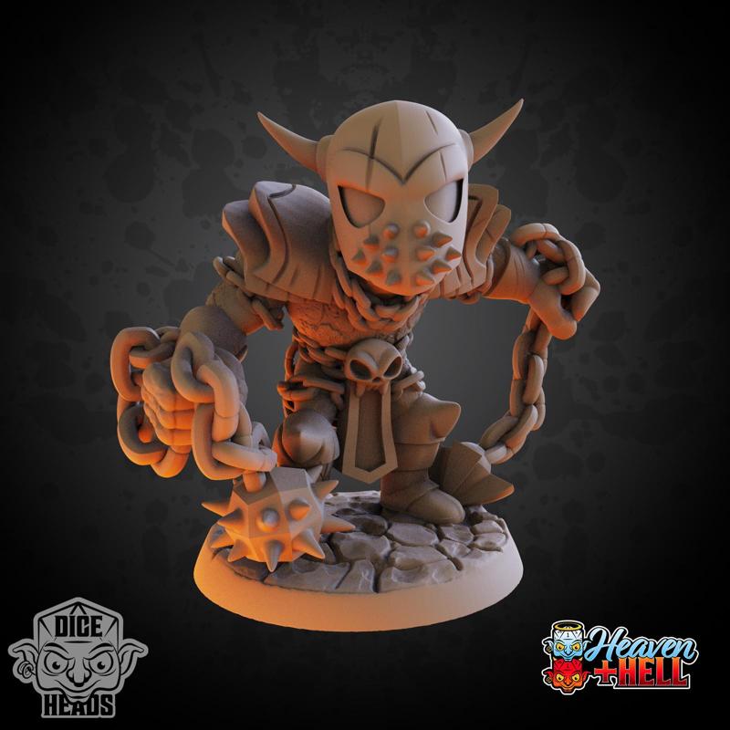 Chained Devil (pre-supported included)