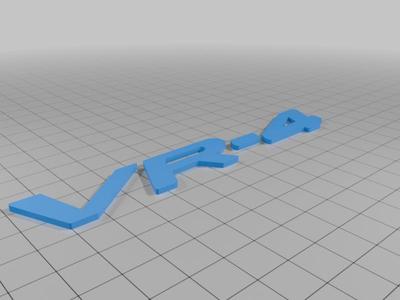 3000GT Second Gen VR4 emblem