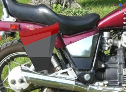 Honda CX650 Right Side Cover