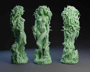 Organic Pagan Statue.