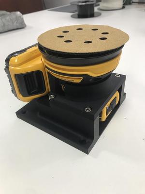 DEWALT sander inverted