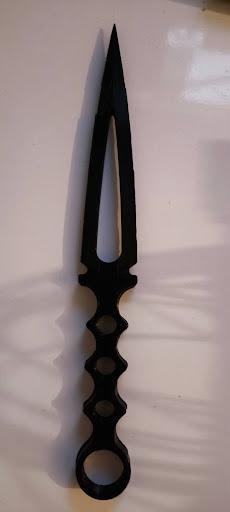 REMIX Skeletonized Dagger two side