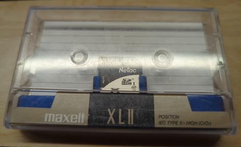 Cassette Case SD Card Adapter