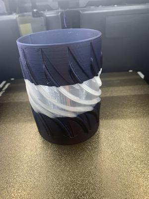 Ribbed cup