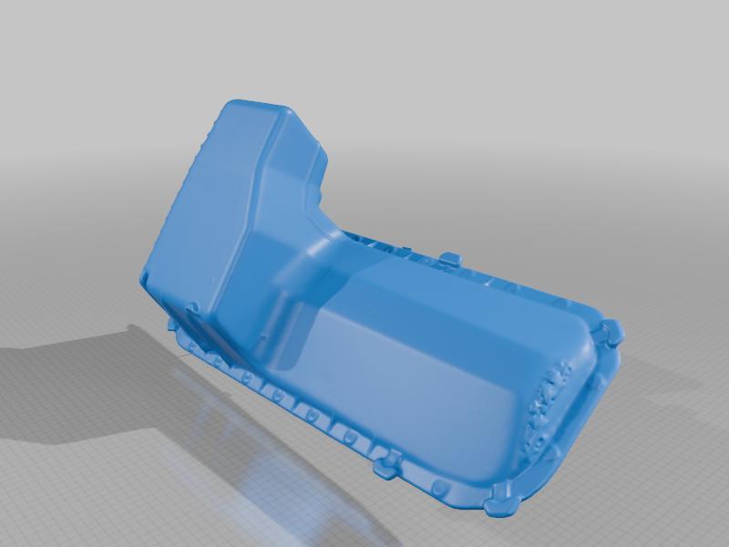 BMW E30 M20 Oil Pan 3d Scan