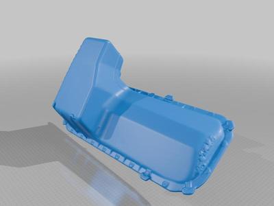 BMW E30 M20 Oil Pan 3d Scan