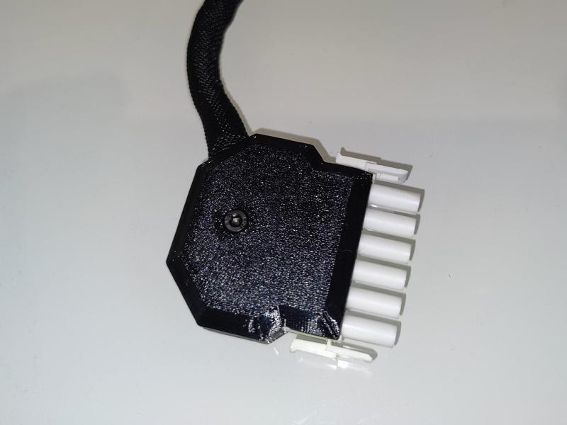 Original Prusa Enclosure (OPE) - PSU Cable Quick-release Plug Housing