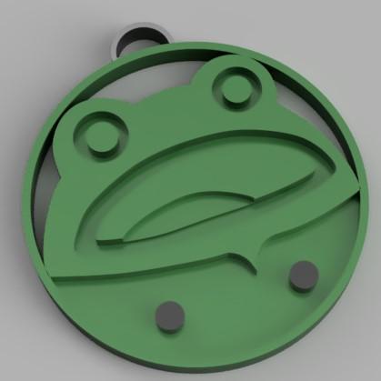 jason funderburker frog, over the garden wall Keychain