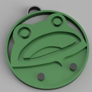 jason funderburker frog, over the garden wall Keychain