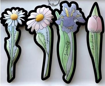 Set of 4 Flower Cookie Cutters