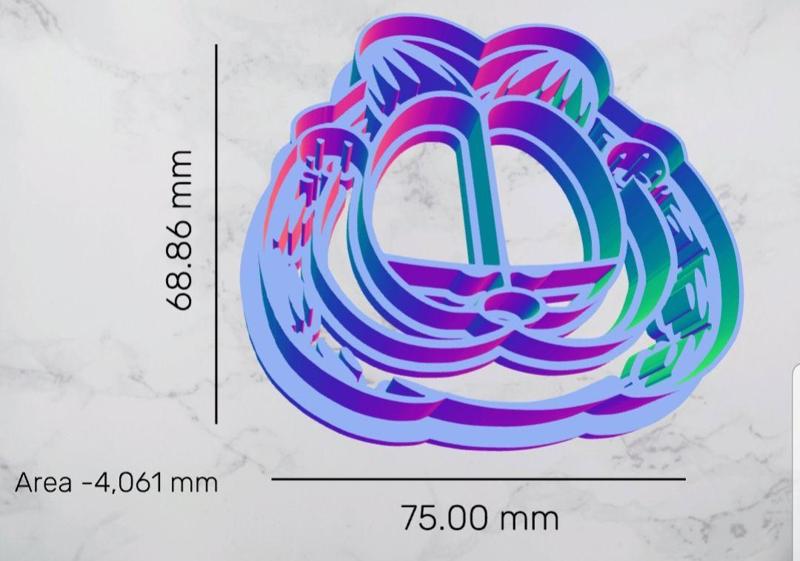 COOKIE CUTTER GARFIELD COOKIE CUTTER