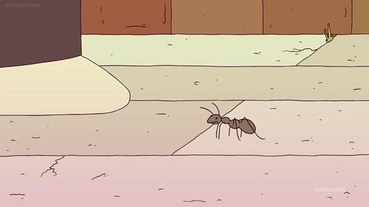 The Ant that Charlie points at 🟡🐜