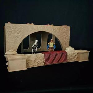 Jabbas private box in the Mos Espa Grand Arena Diorama