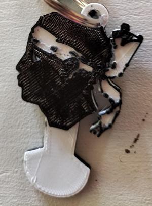 CORSE caddie token key ring