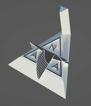 North American Aviation model stand