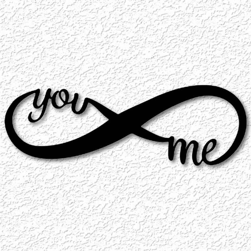 you and me infinity sign me you love forever 2d art