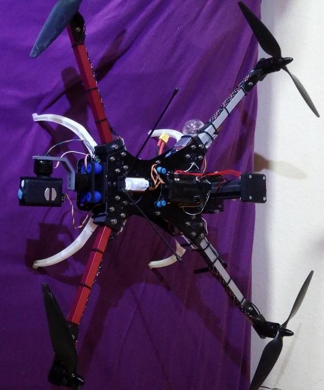 DJI F450 adapters for 0.5" X525 aluminium arms