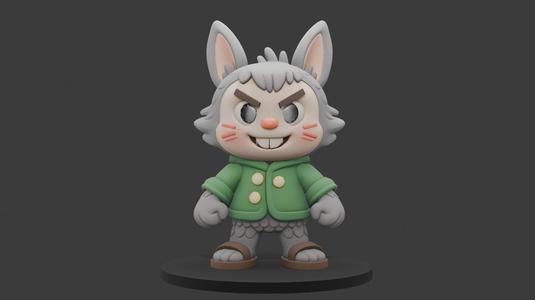 Labubu – 3D Printable Figure