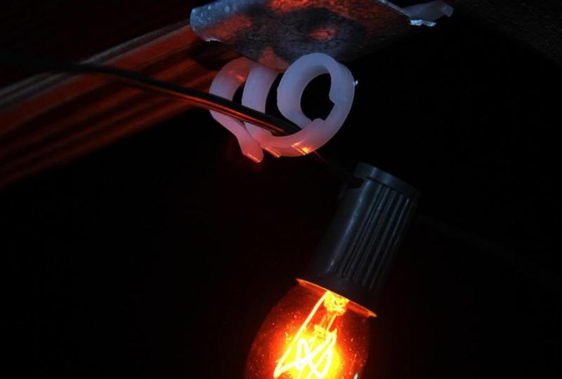 Outdoor Christmas Light hanger