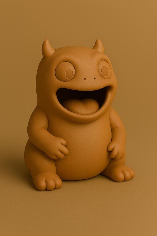 Cute Monster – 3D Printable Figurine