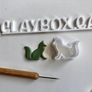 Fox cutter set - made for polymer clay