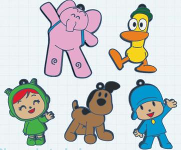 Pocoyo Keychains