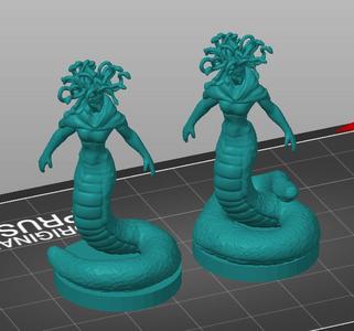 The Snake Hair (Gorgon) - 2 versions - YuGiOh Dungeon Dice Monsters (DDM)