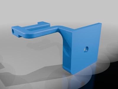 Creality CR-10S Pro Bambu Lab style nozzle wiper