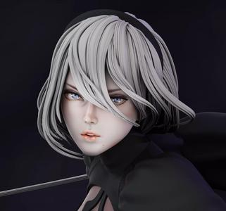 NIER AUTOMATA 2B STL