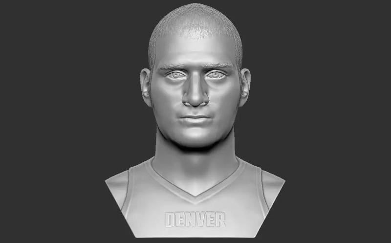 Nikola Jokic bust for 3D printing