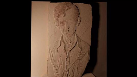 Norman Bates Psycho CNC 3d Print High Relief Sand Casting