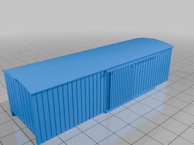 1860s 29' Boxcar (HO SCALE)