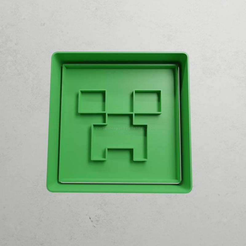 Zombie creeper face from minecraft