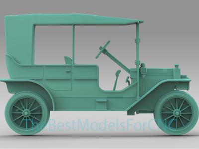 3D Model STL File for CNC Router Laser & 3D Printer Ford T