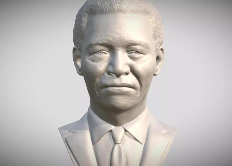 Nelson Mandela bust