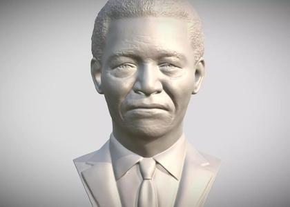 Nelson Mandela bust