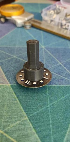 Watch dial holder for drill