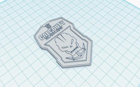 CALL OF DUTY BLK OPS keychain