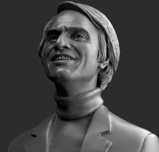 Carl Sagan Bust