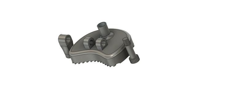 bottom sweeper for pile pans with broom grip