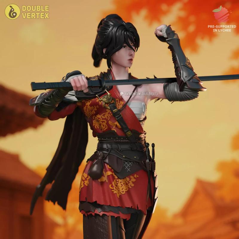 Bai wuchang - WUCHANG Fallen Feathers Game Figure
