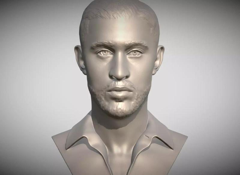 Bad Bunny bust for 3D printing
