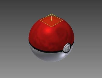 Poke-ball Actual Size