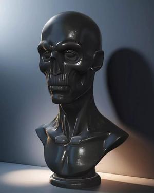 Blackheart Hero Bust 3D Model - STL Printable Marvel Character