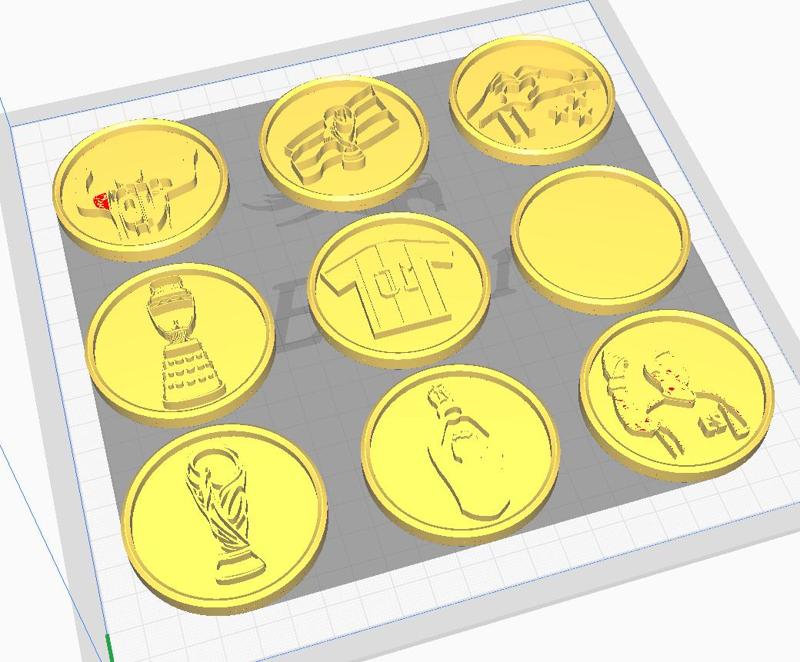 Cookie cutters with national team motifs