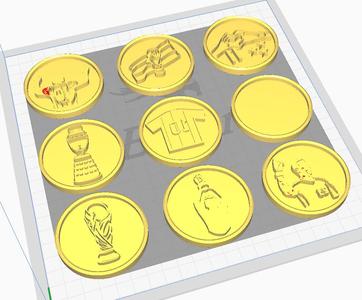 Cookie cutters with national team motifs