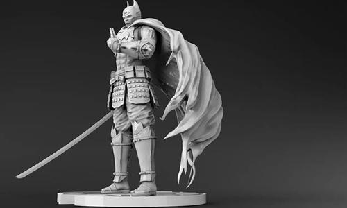 Batman Ninja Statue 3D Model Ready to Print for 3D Printing