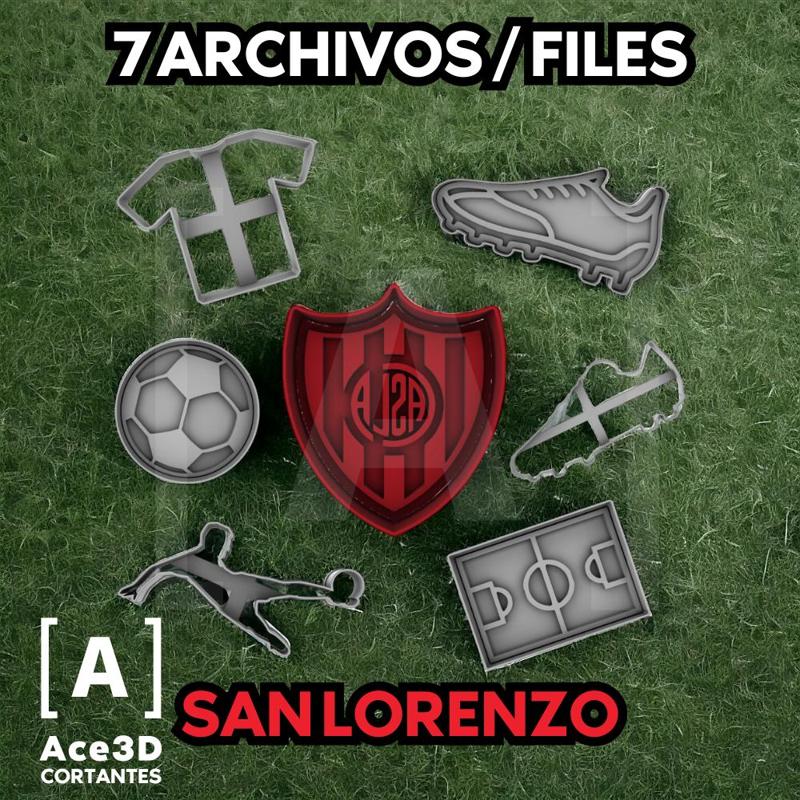 Soccer Cutter Kit - San Lorenzo Shield + Basic Kit